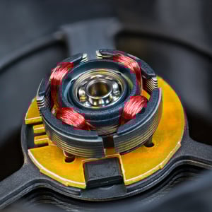motor with permanent magnet